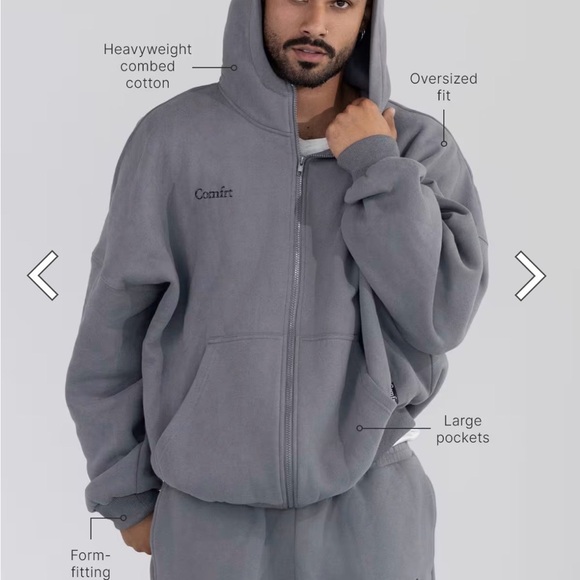Comfrt Cloud Zip Hoddie - Picture 2 of 3